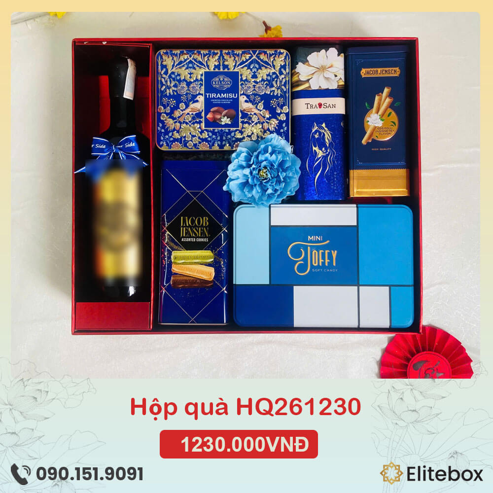 Hộp quà Tết 2026 HQ261230 Hộp quà Tết 2026 HQ261230